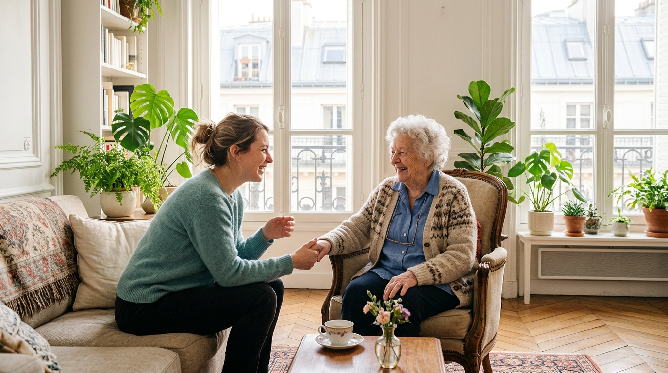 Retrouver du sens : L'impact d'un emploi aide soignante domicile ASAD Paris 10